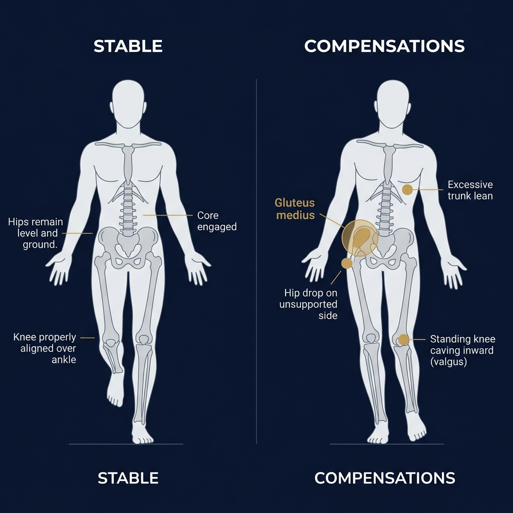 Single leg balance test