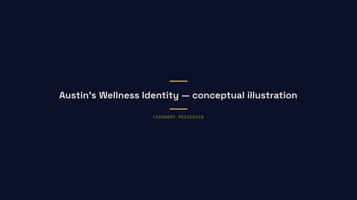 Conceptual diagram illustrating austin-epicenter-modern-wellness-longevity